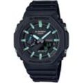 Chronograph CASIO G-SHOCK "GA-2100RC-1AER", schwarz, Armbanduhren, Herren, Quarzuhr, Armbanduhr, Herrenuhr, digital, bis 20 bar wasserdicht