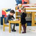 Kindersitzgruppe HOPPEKIDS "MADS Kindersitzgruppe", gelb, FSC-zertifizierter Holzwerkstoff, MDF, FSC-zertifiziertes teilmassives Holz, Sitzmöbel-Sets, in vielen Farben, mit einem Stuhl