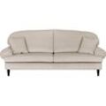 3-Sitzer HOME AFFAIRE "Vitreux", beige (creme), B:226cm H:95cm T:100cm, 100% Polyester, Sofas, auch im Bouclébezug, incl. Zierkissen