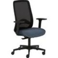 Bürostuhl MAYER SITZMÖBEL "myTRITON", blau (jeansblau, schwarz), B:70cm, Polyester, Stühle