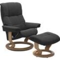 Relaxsessel STRESSLESS "Mayfair", grau (charcoal dinamica), B:79cm H:101cm T:73cm, Leder BATICK: BATICK ist ein leicht korrigiertes, durchgefärbtes und genarbtes Möbelleder, bei dem die meisten Unebenheiten und Spuren in der Regel entfernt wurden., Leder PALOMA: PALOMA ist ein durchgefärbtes Semianilin-Möbelleder mit natürlicher Narbung., ROHLEDER Stoff Q2 FARON: Ein fester zuverlässiger Bouclu00e