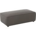 Hocker W.SCHILLIG "around-the-block", grau (stone o10), B:120cm H:39cm T:60cm, ROHLEDER Jacquard-Flachgewebe Q2 O10 (60% Polyacryl, 40% Polyester), Hocker, mit eleganter Biese