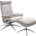 Relaxsessel STRESSLESS "Paris", grau (light grau jasmine), B:80cm H:102cm T:75cm, Leder BATICK: BATICK ist ein leicht korrigiertes, durchgefärbtes und genarbtes Möbelleder, bei dem die meisten Unebenheiten und Spuren in der Regel entfernt wurden., Leder PALOMA: PALOMA ist ein durchgefärbtes Semianilin-Möbelleder mit natürlicher Narbung., ROHLEDER Stoff Q2 FARON: Ein fester zuverlässiger Bouclu00e9