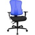 Bürostuhl TOPSTAR "Sitness 90" Stühle blau (schwarz, dunkelblau)