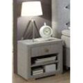 Nachtkonsole HOME AFFAIRE "Claire", grau (hellgrau), B:52cm H:54cm T:43cm, Sideboards