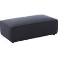 Hocker W.SCHILLIG "around-the-block", blau (dunkelblau o10), B:120cm H:39cm T:60cm, ROHLEDER Jacquard-Flachgewebe Q2 O10 (60% Polyacryl, 40% Polyester), Hocker, mit eleganter Biese