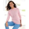 Stehkragenpullover CASUAL LOOKS "Stehkragen-Pullover" Gr. 36, rosa (rosé, meliert) Damen Pullover