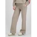 Jogginghose ALPHA INDUSTRIES "Alpha Industries Women - Jogger X-Fit Label Wide Wmn" Gr. M, Normalgrößen, beige (vintage sand) Damen Hosen