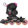 Inlineskates POWERSLIDE "Doop Dusk 90" Gr. 36, pink (pink, schwarz), Inlineskates_Rollschuhe_Schlittschuhe, Kinder, 36/42,5, Kunststoff, Materialmix