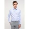 Langarmhemd ETERNA "SLIM FIT" Gr. 44, Normalgrößen, blau (hellblau), Herren, 100% cotton, Hemden