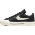 Sneaker NIKE SPORTSWEAR "COURT LEGACY LIFT" Gr. 37,5, schwarz-weiß (black, sail, white, team, orange) Schuhe Plateausneaker Skaterschuh Sneaker low