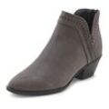 Cowboy Stiefelette LASCANA, Damen, Gr. 36, grau, Obermaterial: 100% Textilmaterial. Futter: 100% Textilmaterial. Decksohle: 100% Lederimitat. Laufsohle: 100% Synthetik, unifarben, casual, Schuhe Ankleboots Stiefelette, Cowboy Boots, Western Stiefelette, Ankleboots mit Ausschnitt VEGAN