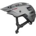 Mountainbikehelm ABUS "MODROP" Gr. L, silber (silberfarben), Helme, L Kopfumfang: 57cm - 61cm, unifarben, matt