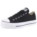 Sneaker CONVERSE "CHUCK TAYLOR ALL STAR PLATFORM CANVAS" Gr. 36, schwarz-weiß Schuhe