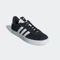 Sneaker ADIDAS SPORTSWEAR "VL COURT 3.0" Gr. 43, schwarz-weiß (cblack, ftwwht, cblack) Schuhe inspiriert vom Design des adidas samba