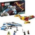 LEGO Star Wars 75364 New Republic E-Wing vs. Shin Hatis Starfighter Bausatz, Mehrfarbig