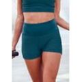 VIVANCE ACTIVE Shorts blau Gr. XS (32/34) für Damen. Mit Logodruck. Figurbetont