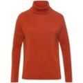 Rollkragen-Pullover St. Emile orange, 38