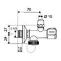 Schell Probenahme-Eckventil Langer Schaft, ASAG easy, DN 15 G 1/2", Chrom 038350699