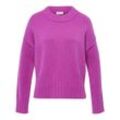 Rundhals-Pullover aus Schurwolle und Kaschmir include pink