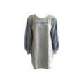 Jette Sport Sweatkleid grau blau Größe XL 48/50 Baumwolle Viskose