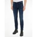 Slim-fit-Jeans TOMMY JEANS "SCANTON SLIM" Gr. 36, Länge 32, blau (schwarz denim1) Herren Jeans im 5-Pocket-Style