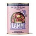 Nassfutter Lamm für Hunde - 200g ✓ getreidefrei & zuckerfrei ✓ Adult von Pets Deli