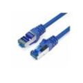 JAMEGA CAT 7 Patchkabel Ethernet RJ45 Netzwerkkabel Rohkabel LAN Kabel LAN-Kabel, CAT.7, RJ-45 Stecker (Ethernet) (25 cm), blau