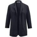 Jersey-Blazer 3/4-Arm Peter Hahn blau, 44