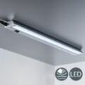 Unterbau Leuchte led 230V 9W Lichtleiste Küchen-Lampe Beleuchtung Schrankleuchte: Silber/Grau