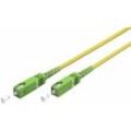 Goobay - Glasfaserkabel (ftth), Singlemode (OS2) Yellow, (Simplex) - sc-apc (8°) Stecker sc-apc (8°) Stecker, halogenfreier Kabelmantel (lszh),