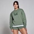 MP Damen Tempo Oversized Sweatshirt – Moosgrün - L