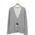 Boss Orange Herren Strickjacke, grau, Gr. 54