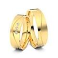 Juwelier-Schmuck Trauringe Gütersloh 585er Gelbgold - 0627