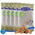 5 kg Lyra Pet® Rinderkopfhaut goldbraun, dunkel + Ballschleuder