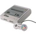 Super Nintendo Entertainment System (SNES) grau 2 Controller