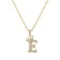 Precious Jewelry Mall Unisex Fashion Crown Az Alphabet Anhänger Vintage Kette Halsketten Hip-Hop-Stil Kristall Zirkon Punk