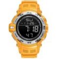 Smael Digitale Uhren Sportuhr Für Männer 50 Mt Wasserdicht Wecker Auto Datum Uhr Orange Armband Herrenuhren Militär
