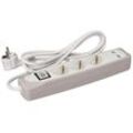 Steckdosenleiste mit Schalter, 3 Schutzkontakt-Steckdosen, 2 USB-Ladebuchsen, Kabel 1.5 m, 3G1.5, Innenbereich, Weiß - white - Perel