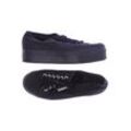 Superga Damen Sneakers, schwarz, Gr. 39