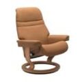 Relaxsessel STRESSLESS "Sunrise", braun (taupe paloma), B:79cm H:103cm T:73cm, Leder BATICK: BATICK ist ein leicht korrigiertes, durchgefärbtes und genarbtes Möbelleder, bei dem die meisten Unebenheiten und Spuren in der Regel entfernt wurden., Leder PALOMA: PALOMA ist ein durchgefärbtes Semianilin-Möbelleder mit natürlicher Narbung., ROHLEDER Stoff Q2 FARON: Ein fester zuverlässiger Bouclu00e9 mi