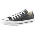 Sneaker CONVERSE "Chuck Taylor All Star Basic Leather Ox" Gr. 39,5, schwarz Schuhe