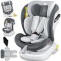 KIDIZ® Kindersitz Baby Autositz Kinderautositz Isofix Top Tether 360° drehbar Gruppe 0/1/2/3 ab Geburt 0-36kg Mit Sonnenschutzdach Seitenschutz 5 Punkt Gurt Kopfstützenverstellung ECE R 129/03