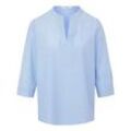 Bluse zum Schlupfen Peter Hahn blau, 42