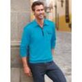 Poloshirt CATAMARAN "Langarm-Poloshirt" Gr. 48/50, blau (türkis) Herren Shirts