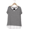 Comma Damen T-Shirt, schwarz, Gr. 38