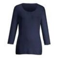 Rundhals-Shirt Peter Hahn blau, 48