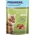 PREMIERE cats love nature Deluxe Ragout mit Thunfisch, Huhn & Pasta 48x100 g