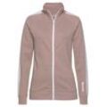 Bench. Loungewear Sweatjacke -Loungejacke mit Seitenstreifen und Stehkragen, Loungewear, Loungeanzug, beige