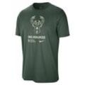 Milwaukee Bucks Courtside Nike NBA-T-Shirt für Herren - Grün